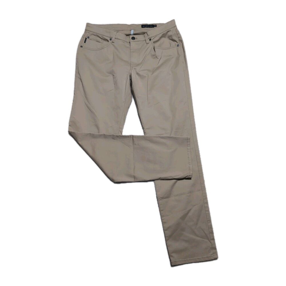 Dunning Golf Everbest Stretch Performance Chino Pants Men’s 33x32 Khaki Tan